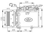 FC0953 Compressor, air conditioning AKC200A401H MR189095 MITSUBISHI GALANT Mk 1992-